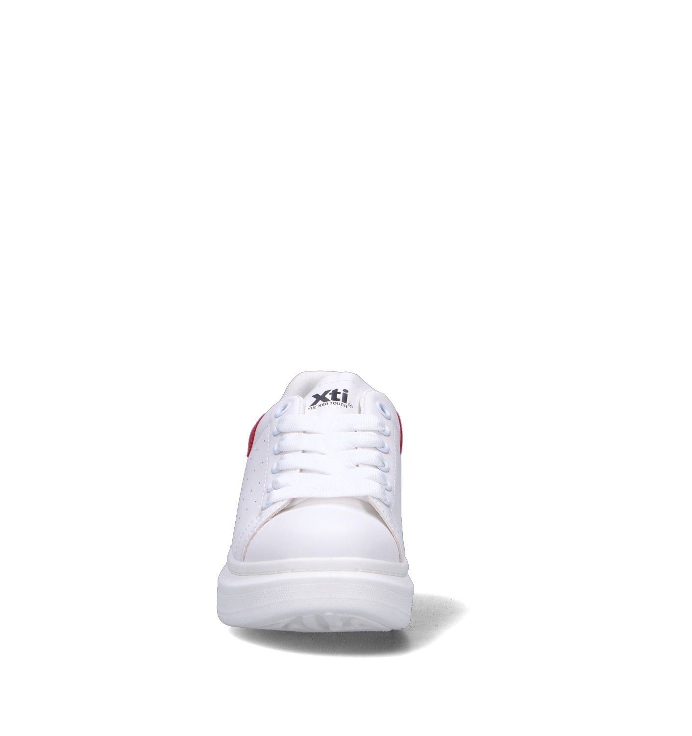 XTI FOOTWEAR Sneaker donna bianca/rossa
