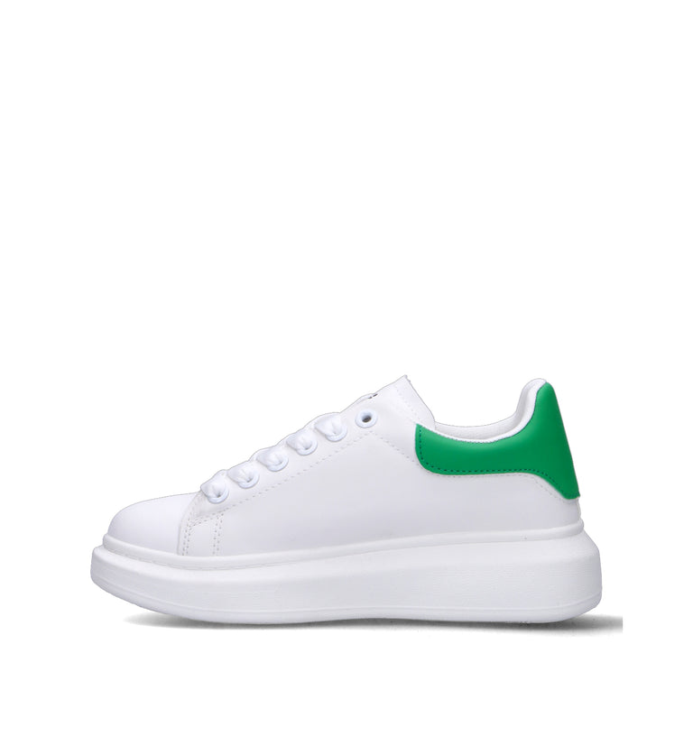 XTI FOOTWEAR Sneaker donna bianca/verde