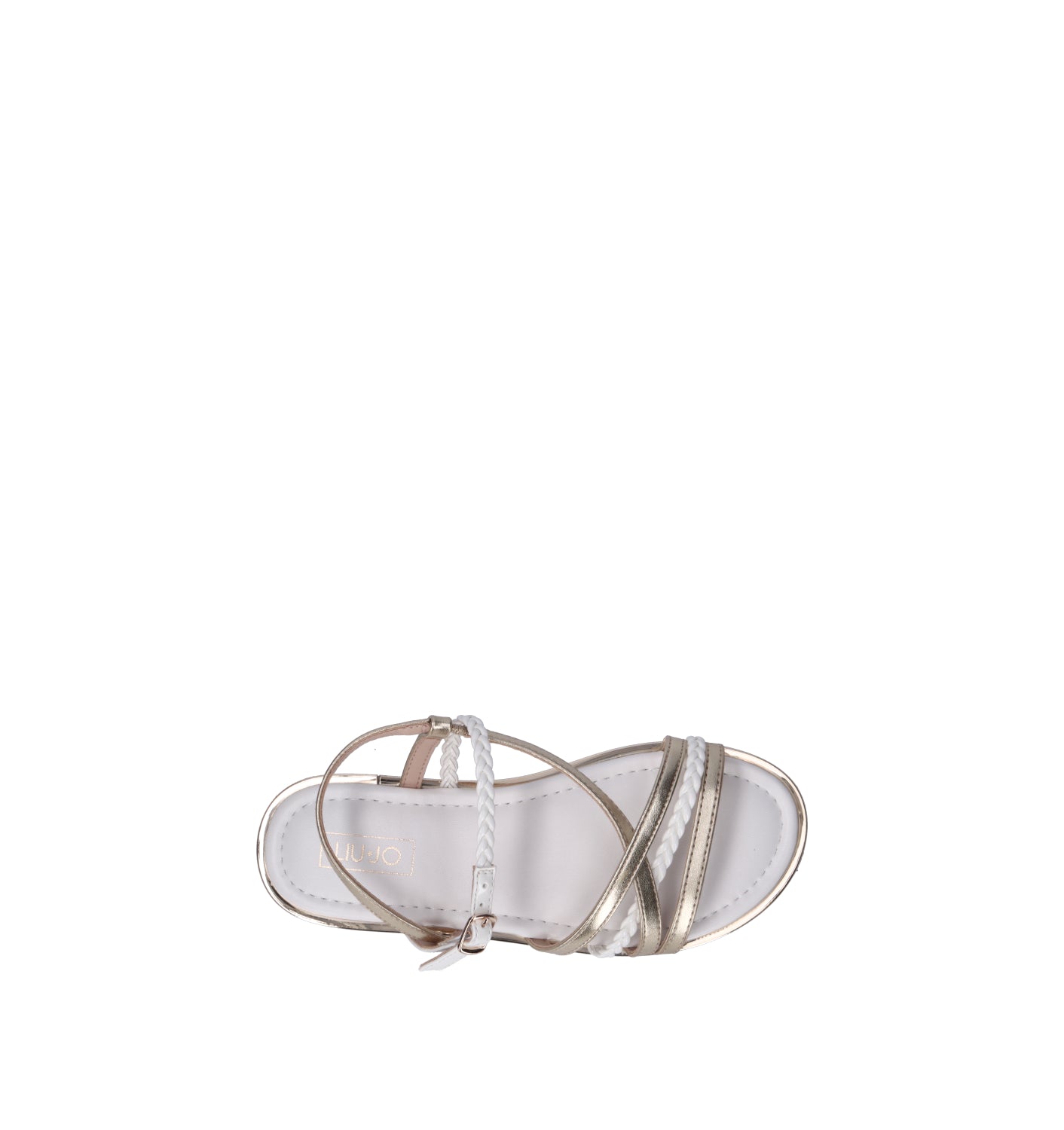 LIU JO Sandalo ragazza bianco/oro