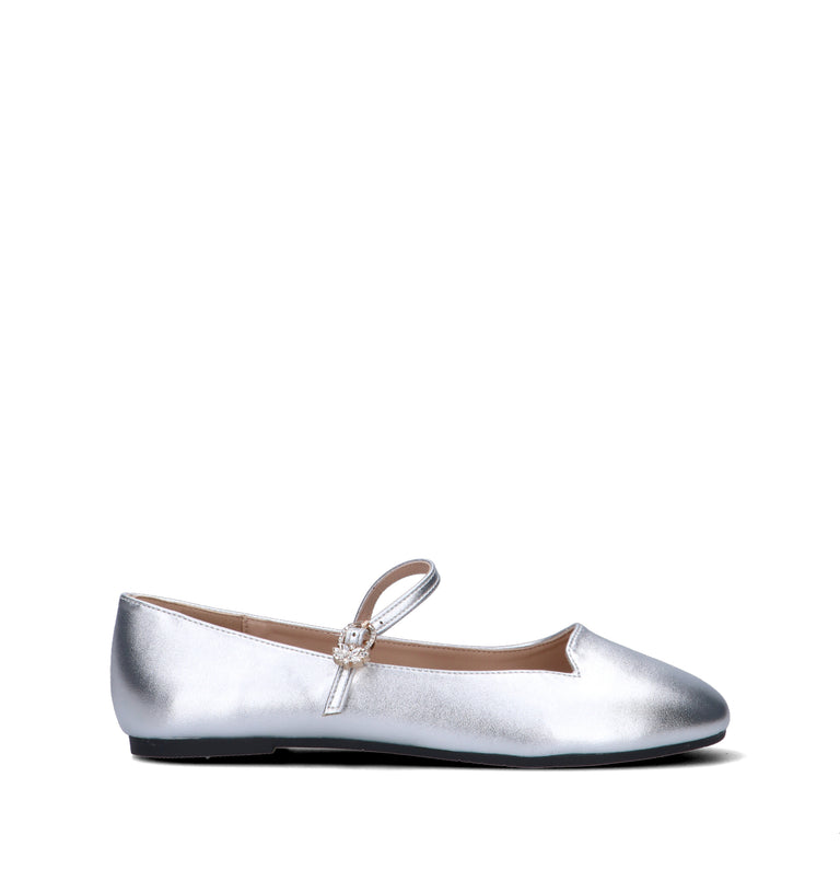 LIU JO Ballerina ragazza argento