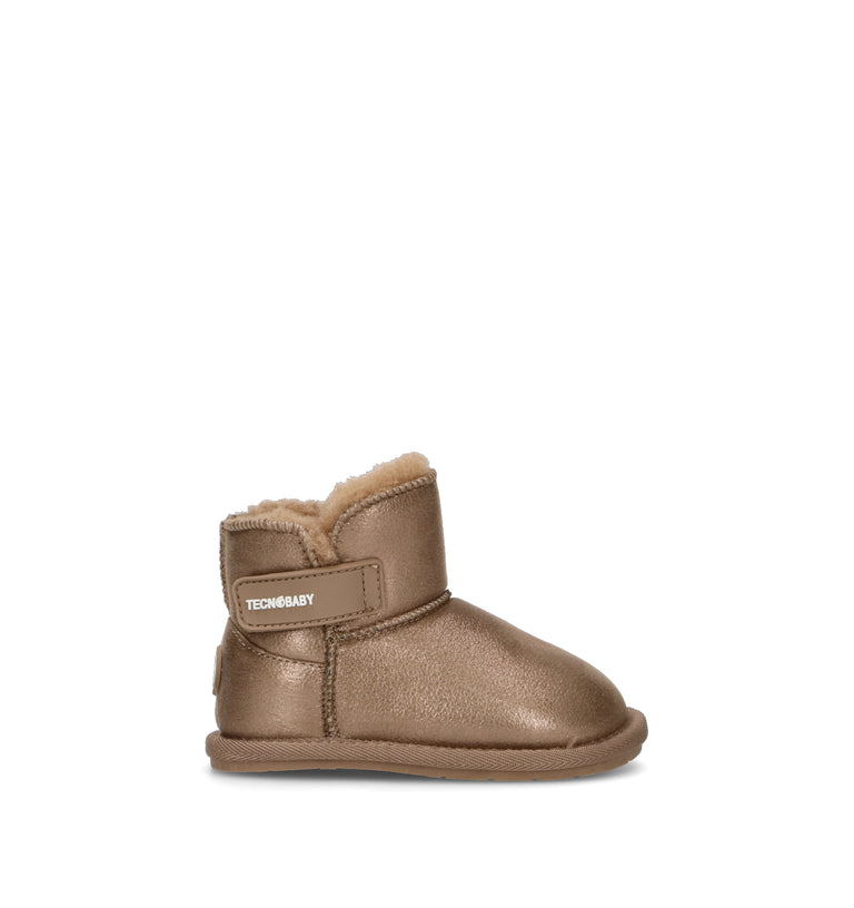 CONGUITOS Stivaletto pelo bimba taupe