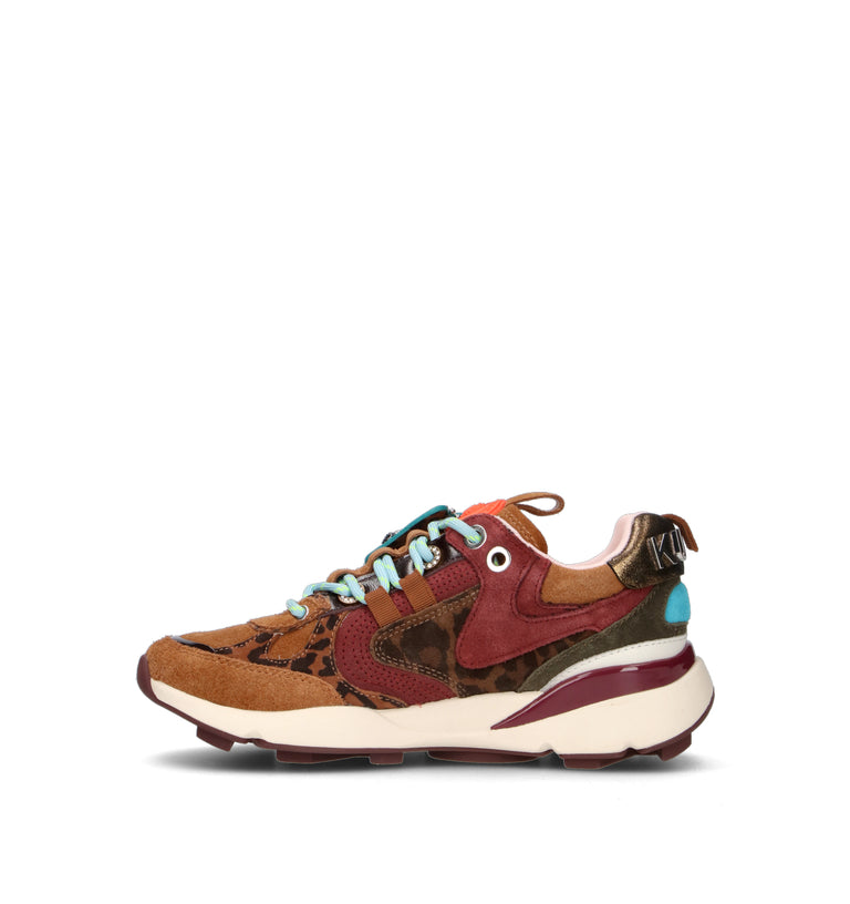 KURT GEIGER Sneaker donna multicolor in suede