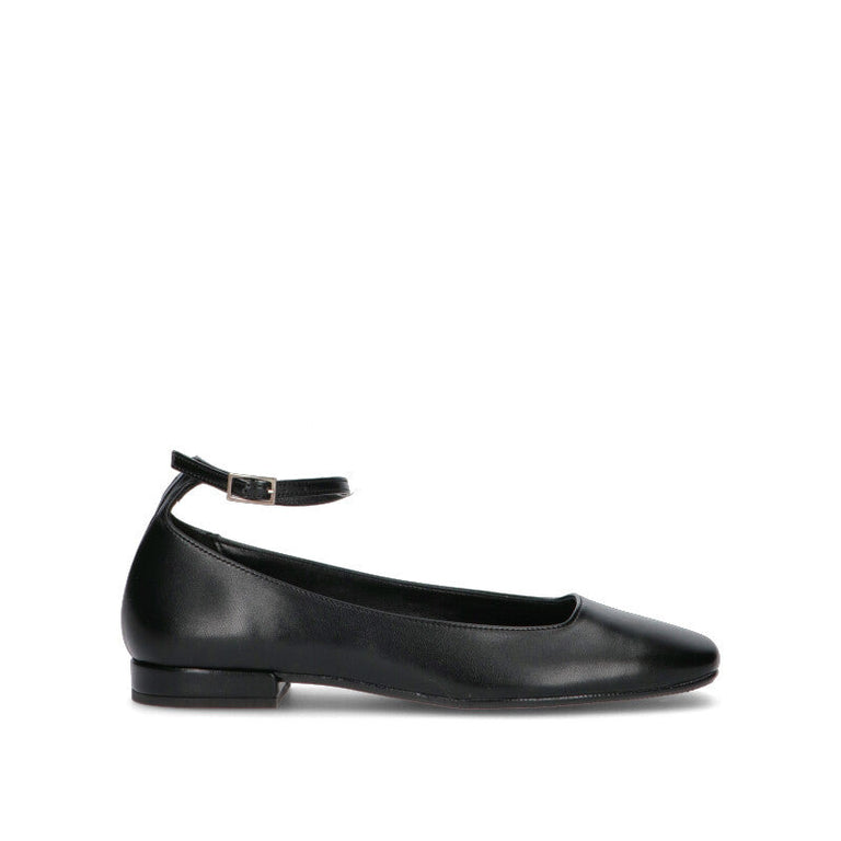 REBECCA VAN DICK  Ballerina donna nera in pelle