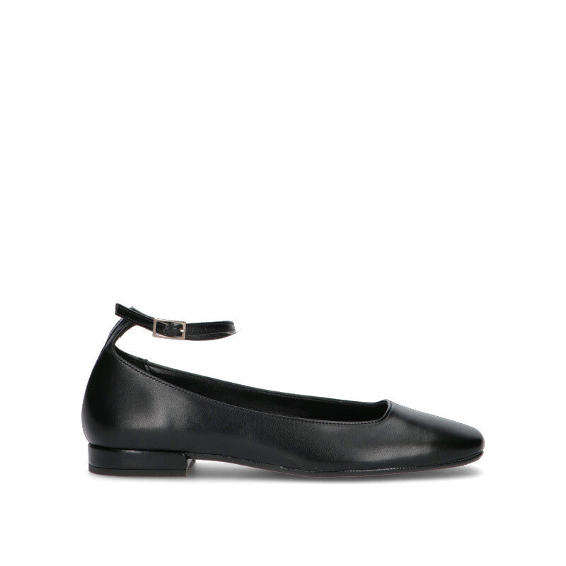 REBECCA VAN DICK  Ballerina donna nera in pelle