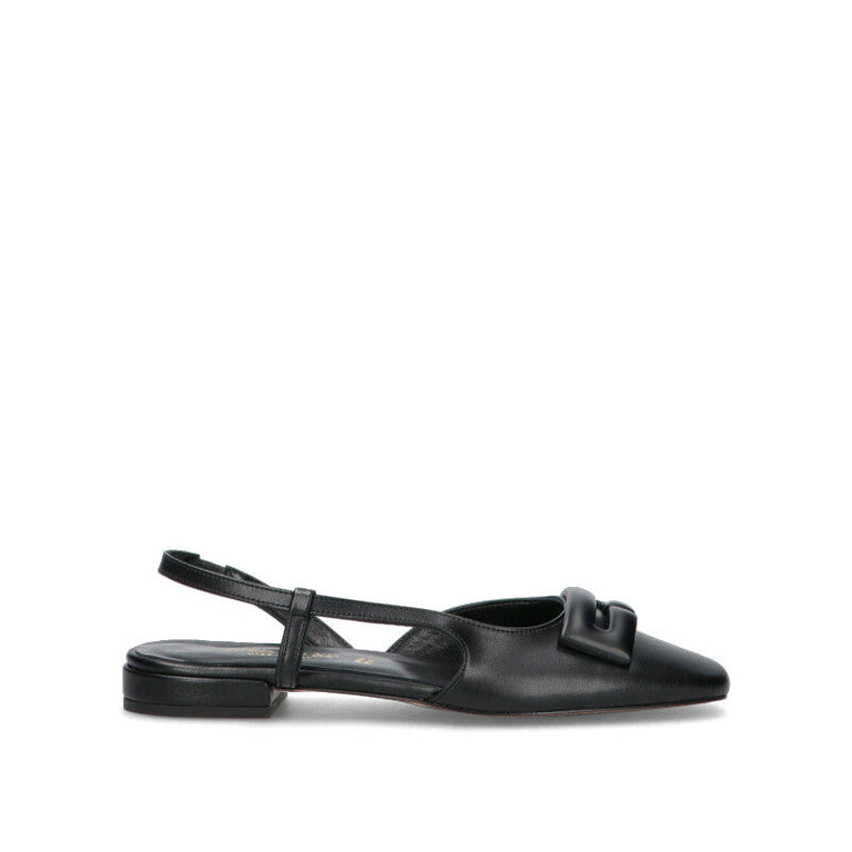REBECCA VAN DIK Slingback donna nera