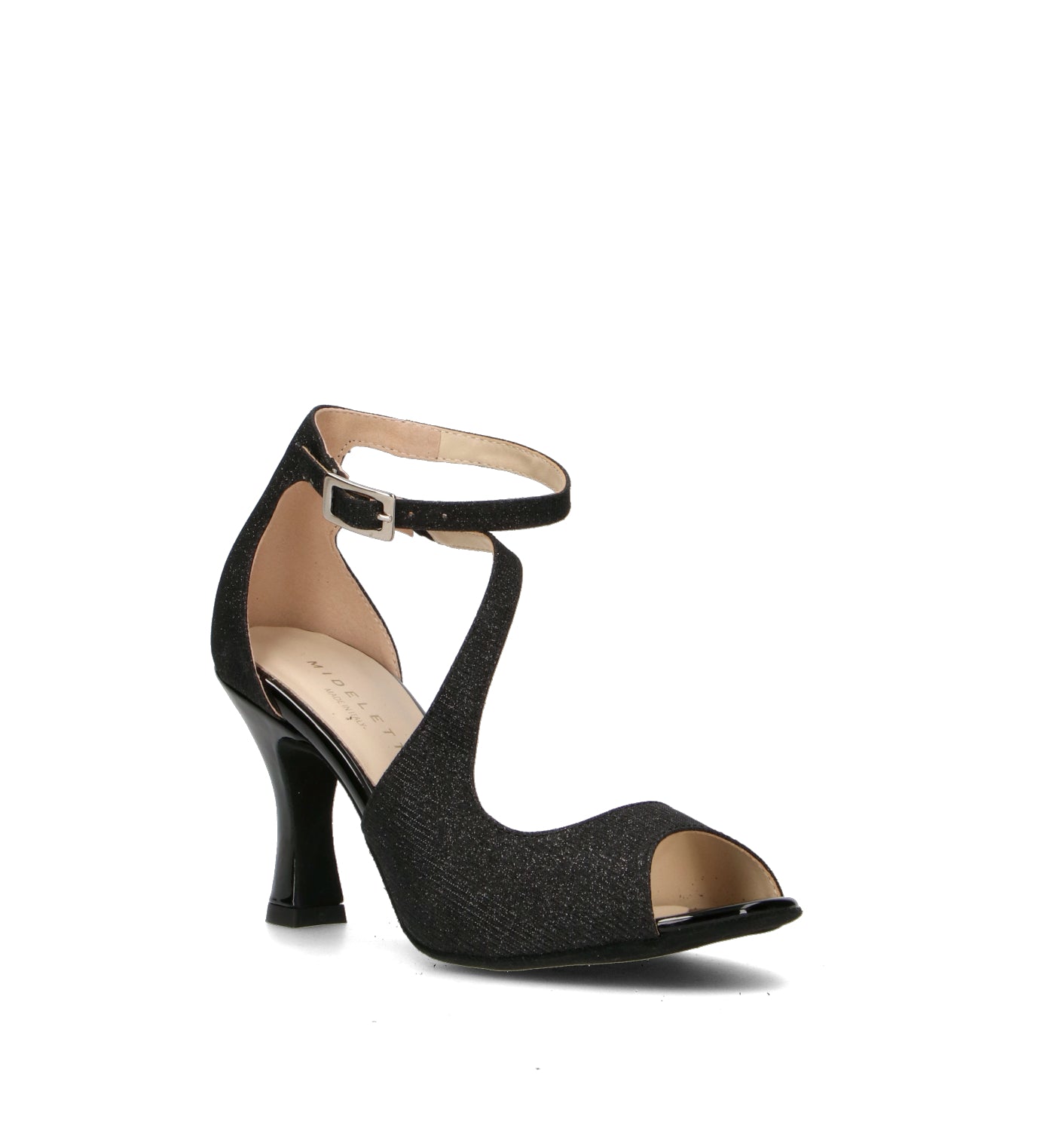 MIDELETTE Sandalo donna nero