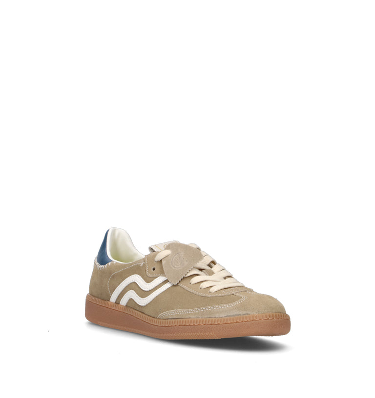 PRIMABASE Sneaker uomo beige in suede