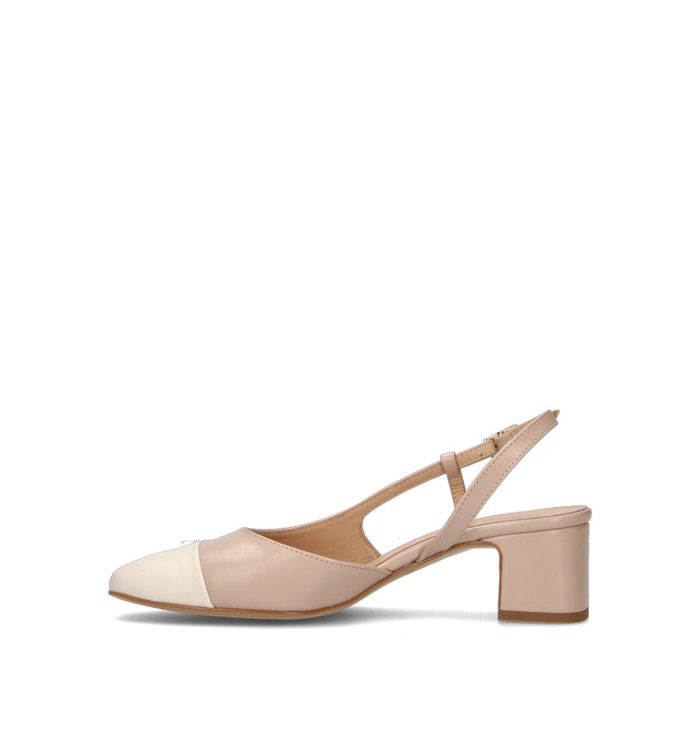 REBECCA VAN DIK Slingback donna nude