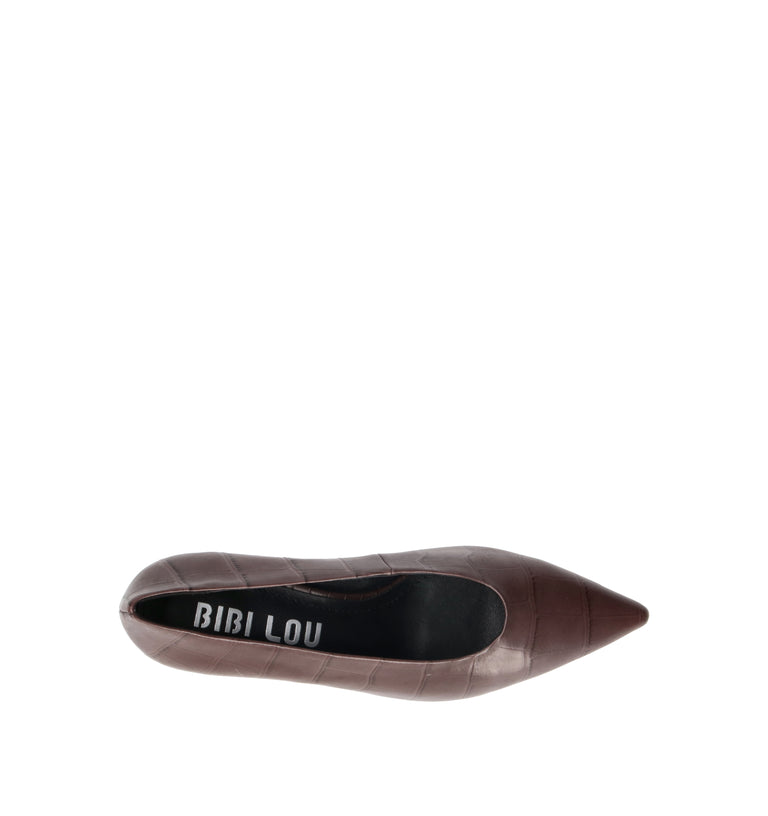 BIBI LOU Décolleté donna marrone in pelle