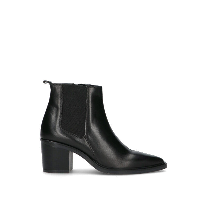 ROBERTA GINEPRI Tronchetto donna nero in pelle
