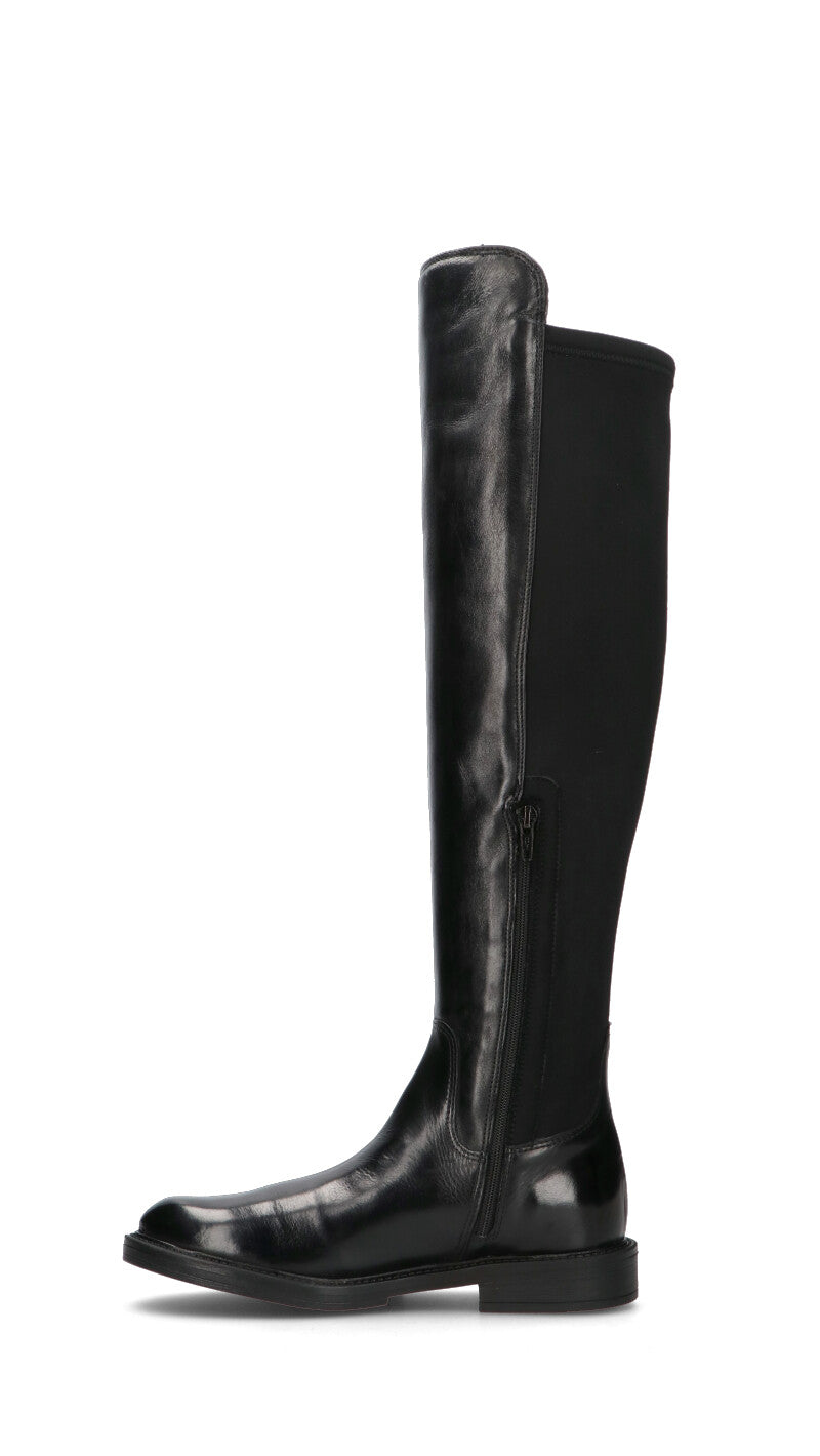 ROBERTA GINEPRI Stivale donna nero in pelle