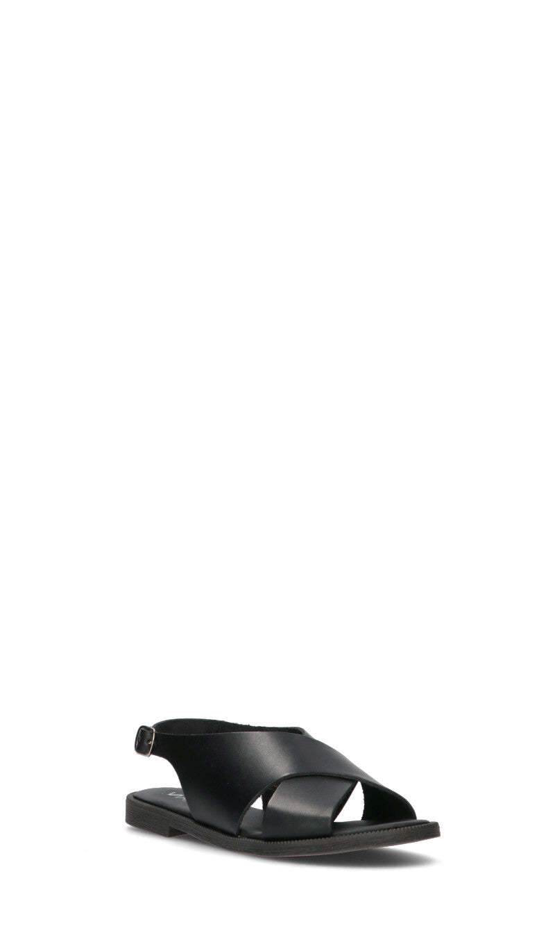 VARIOPINTO Sandalo donna nero in pelle