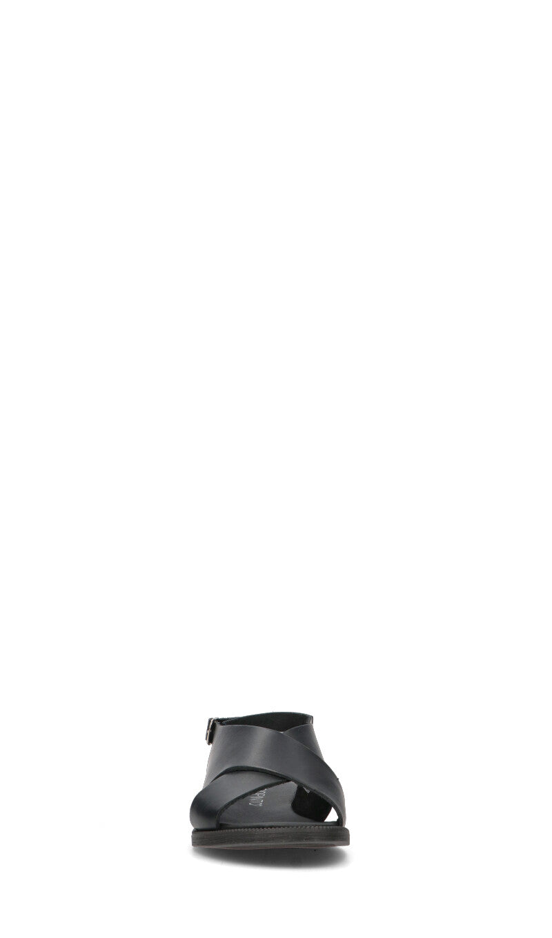 VARIOPINTO Sandalo donna nero in pelle