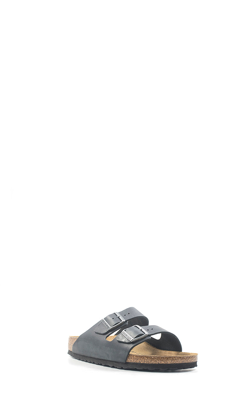 BIRKENSTOCK ARIZONA Ciabatta uomo nera in pelle