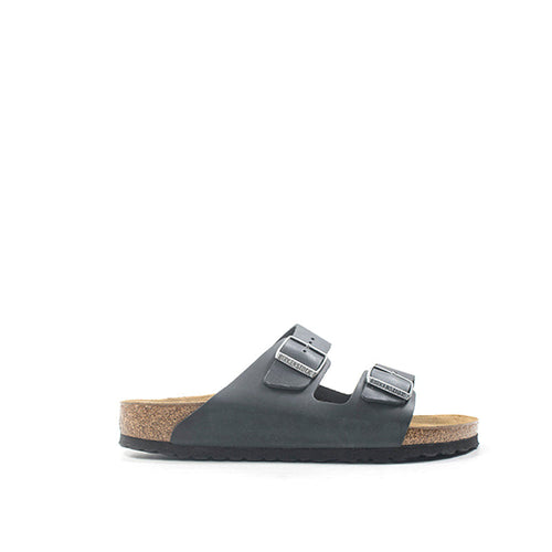 BIRKENSTOCK ARIZONA Ciabatta uomo nera in pelle