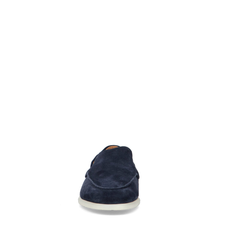 ECCO Mocassino uomo blu in suede