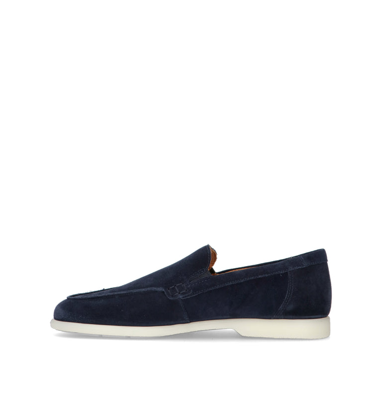 ECCO Mocassino uomo blu in suede