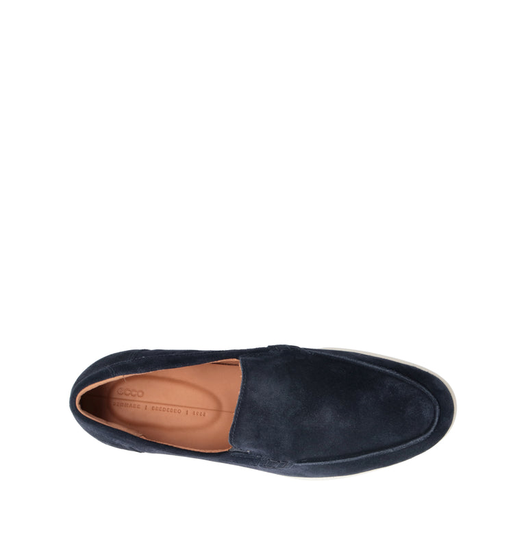 ECCO Mocassino uomo blu in suede