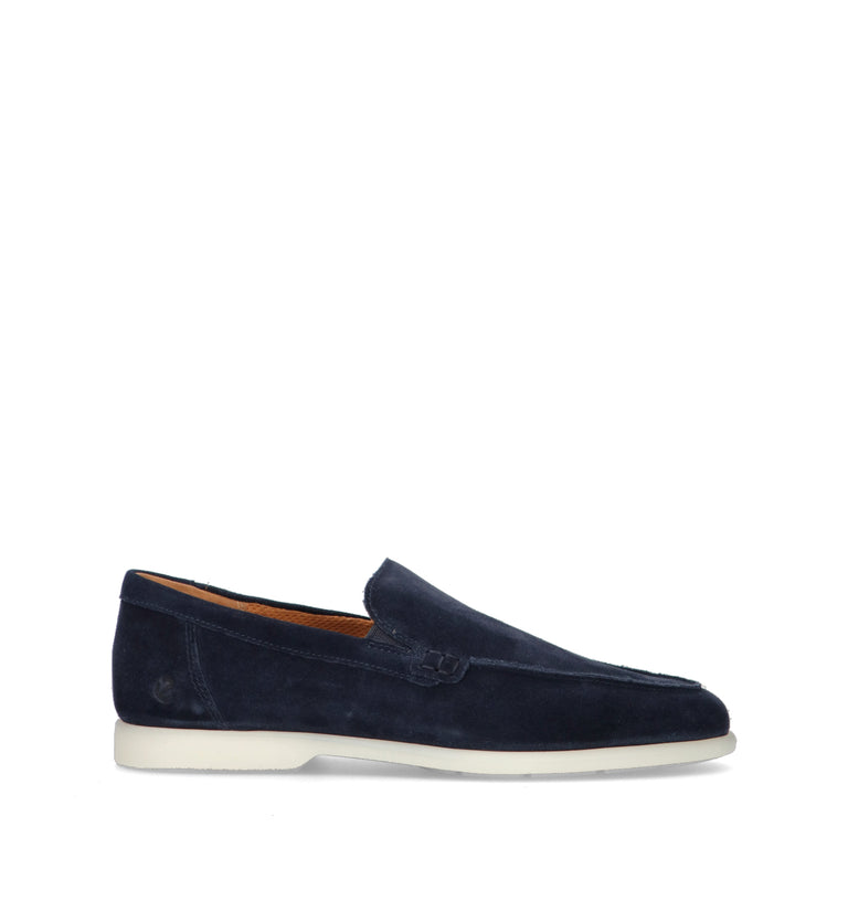 ECCO Mocassino uomo blu in suede