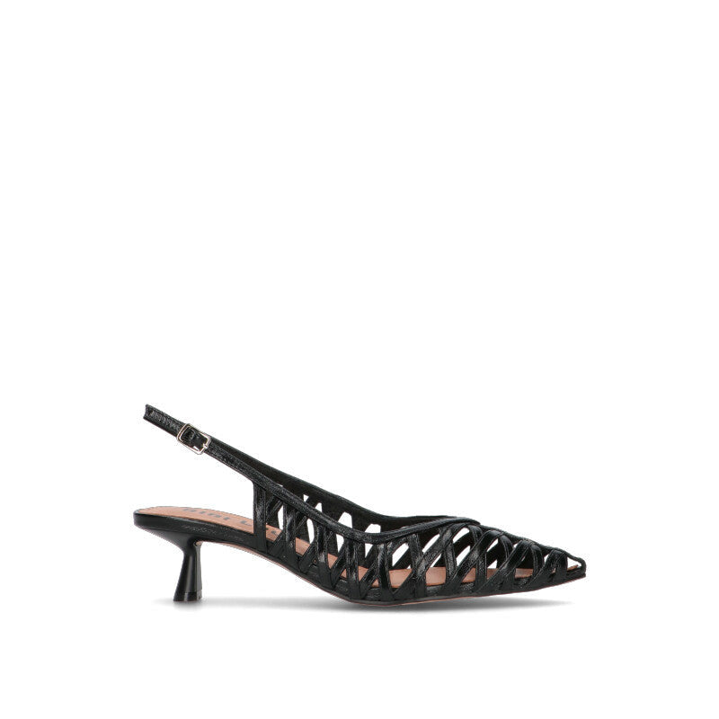 BIBI LOU Slingback donna nera in pelle