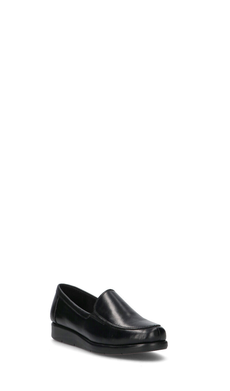 GRAFIA Mocassino donna nero in pelle