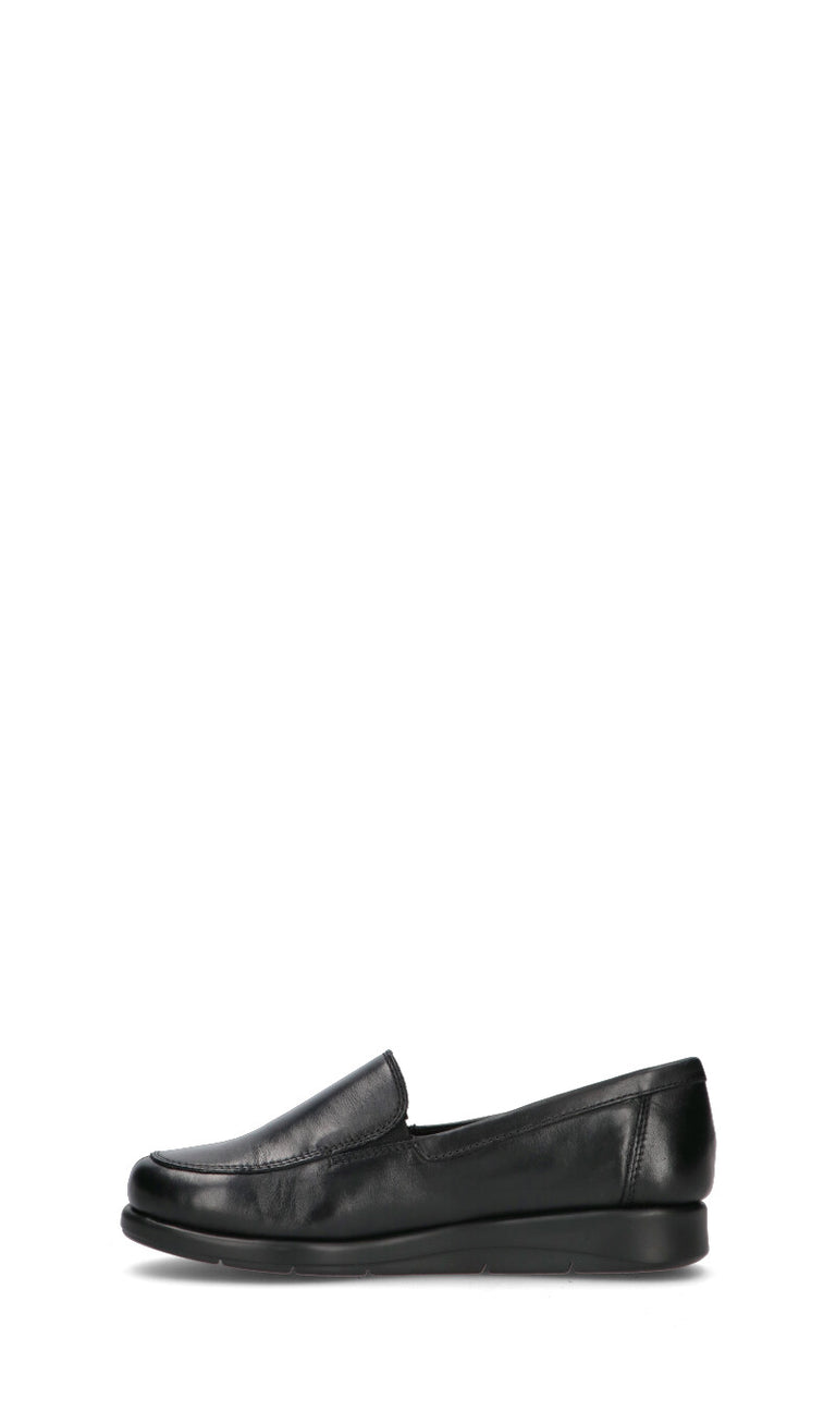 GRAFIA Mocassino donna nero in pelle