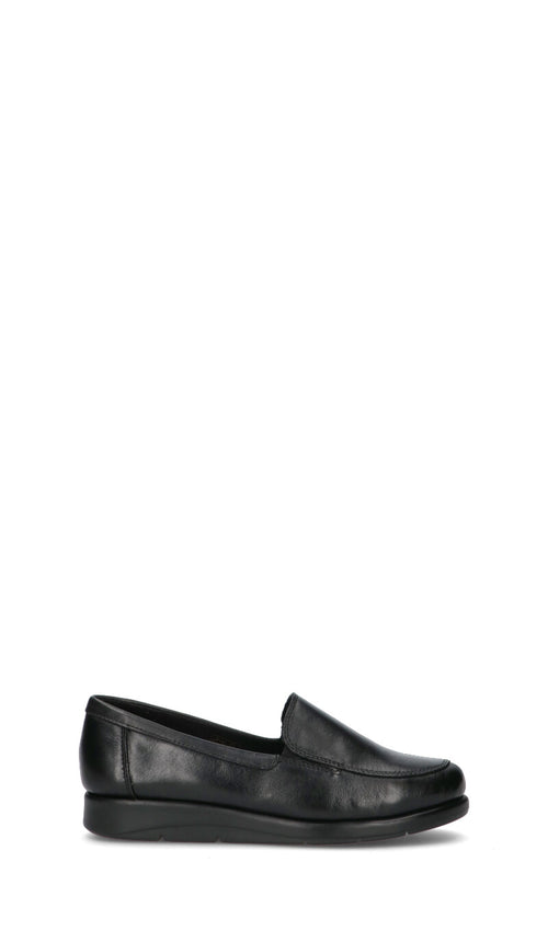GRAFIA Mocassino donna nero in pelle