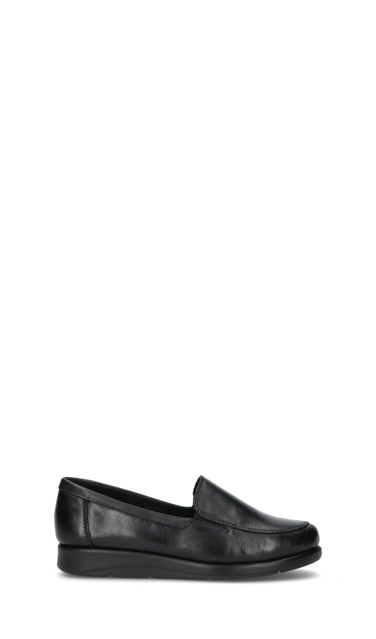 GRAFIA Mocassino donna nero in pelle