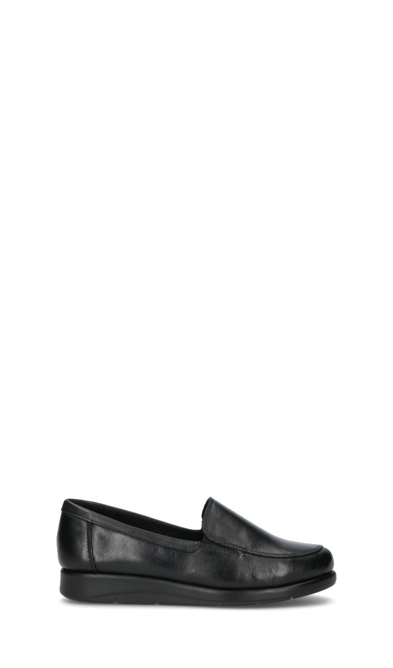 GRAFIA Mocassino donna nero in pelle