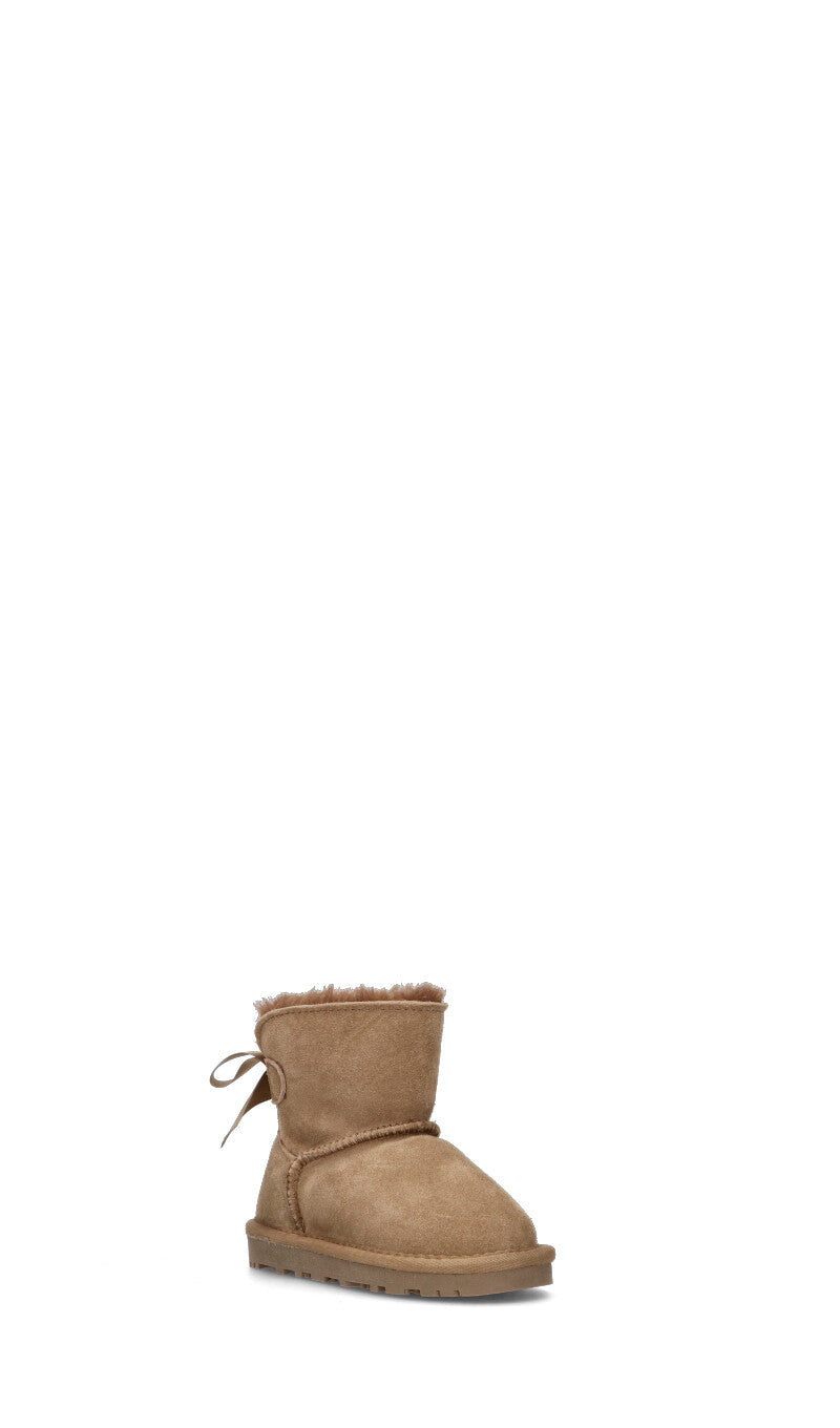 EMIDI' Stivaletto pelo bimba toffee in suede