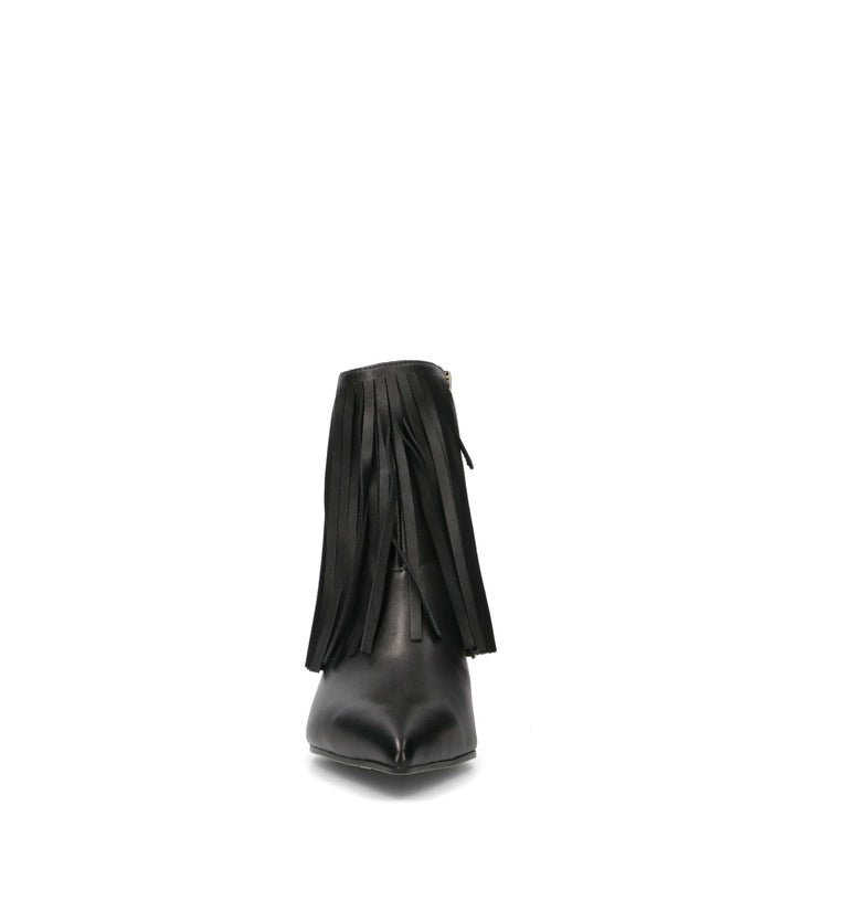 BIBI LOU Tronchetto donna nero in pelle