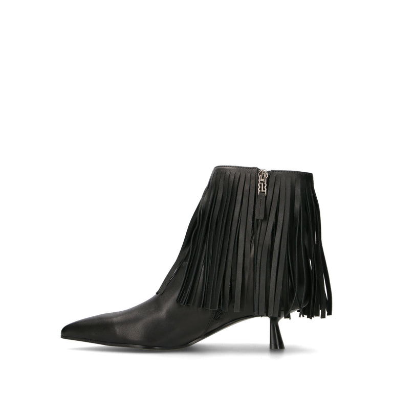 BIBI LOU Tronchetto donna nero in pelle