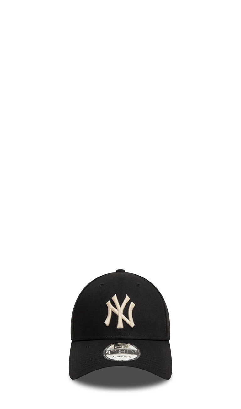 NEW ERA 9FORTY Capello 'NY Yankees' nero logo beige