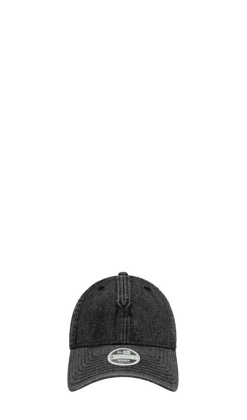 NEW ERA 9TWENTY WOMEN Cappello 'NY Yankees' denim nero