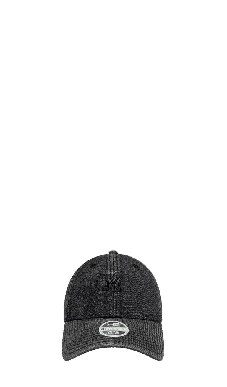 NEW ERA 9TWENTY WOMEN Cappello 'NY Yankees' denim nero