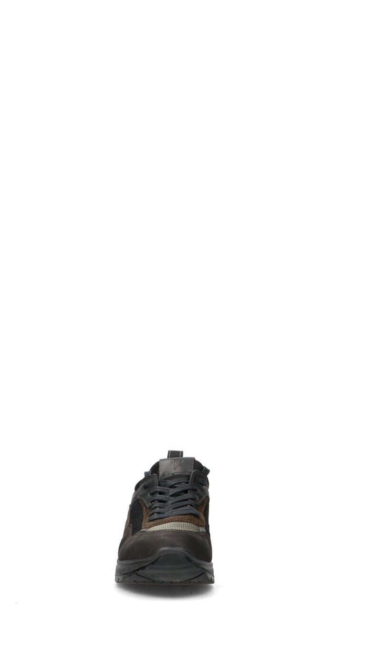 IGI&CO Sneaker uomo nera/marrone in suede