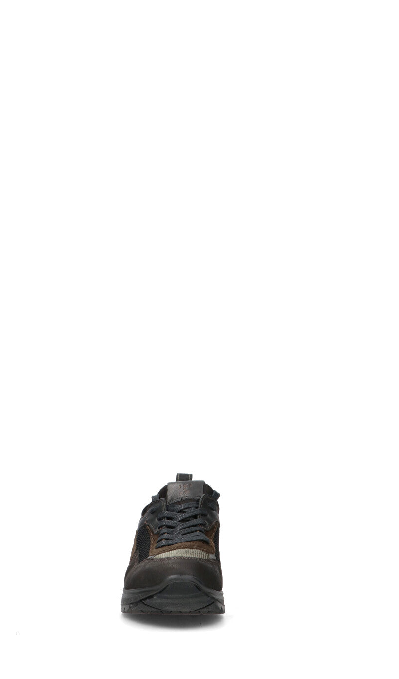 IGI&CO Sneaker uomo nera/marrone in suede