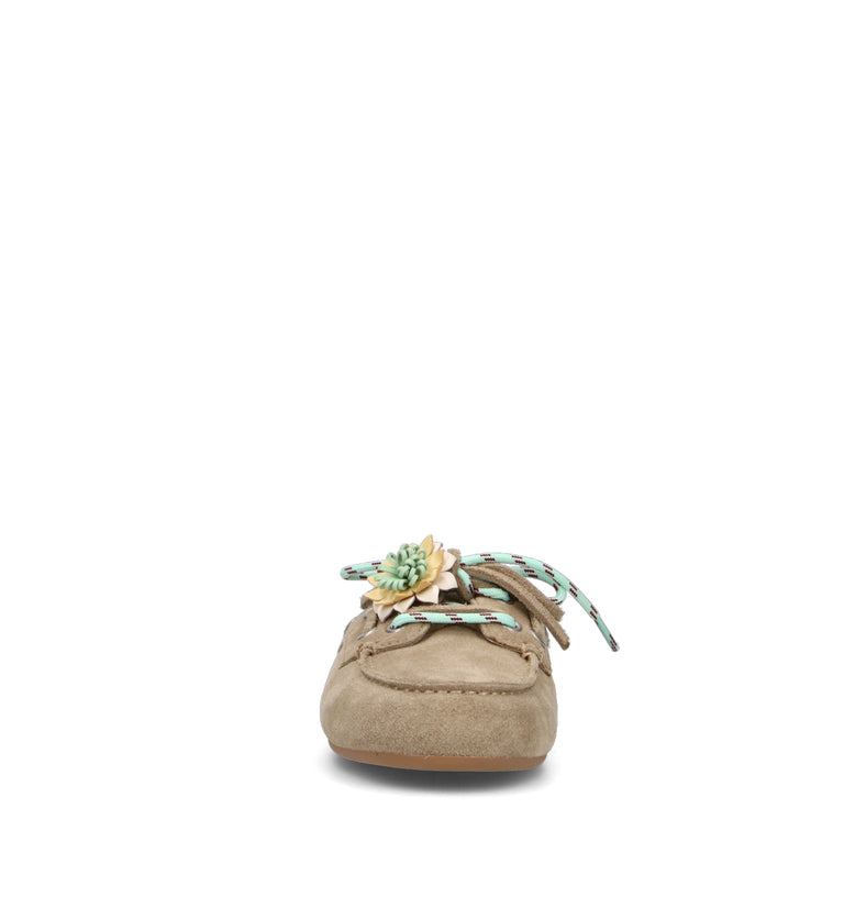 BIBI LOU Sabot donna beige in suede