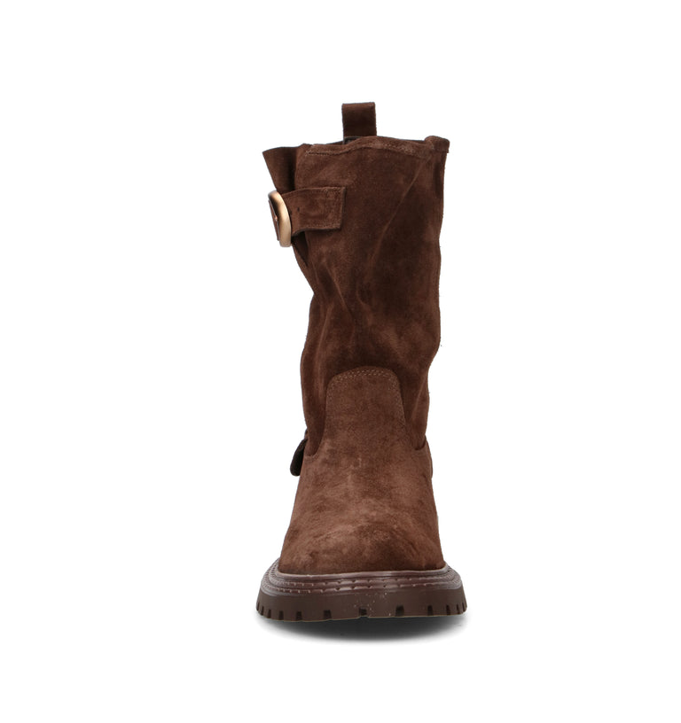 PIXY Tronchetto donna marrone in suede