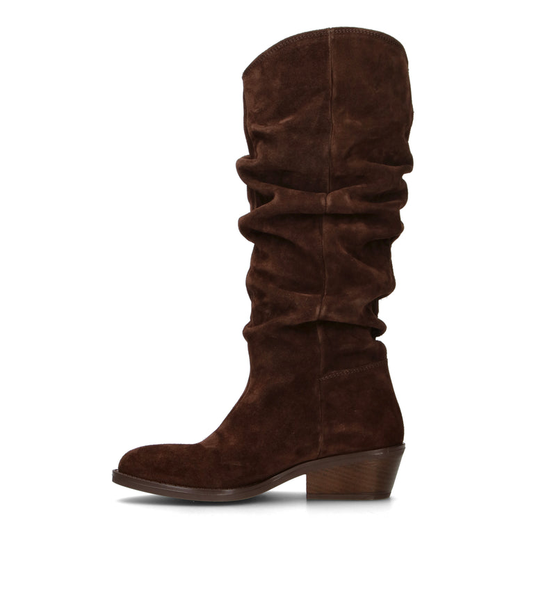 PIXY Stivale donna marrone in suede