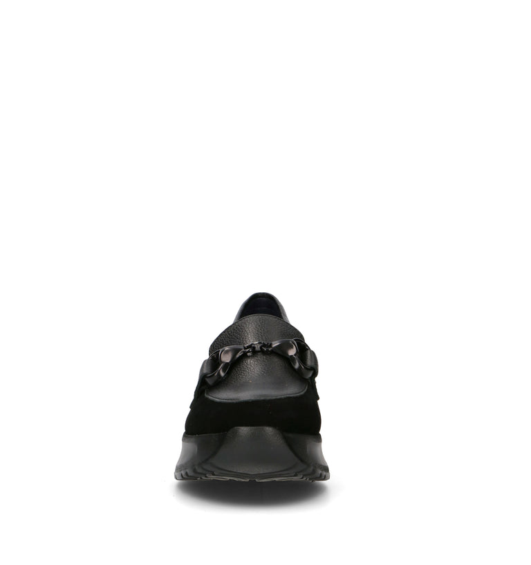CALLAGHAN Mocassino donna nero in pelle