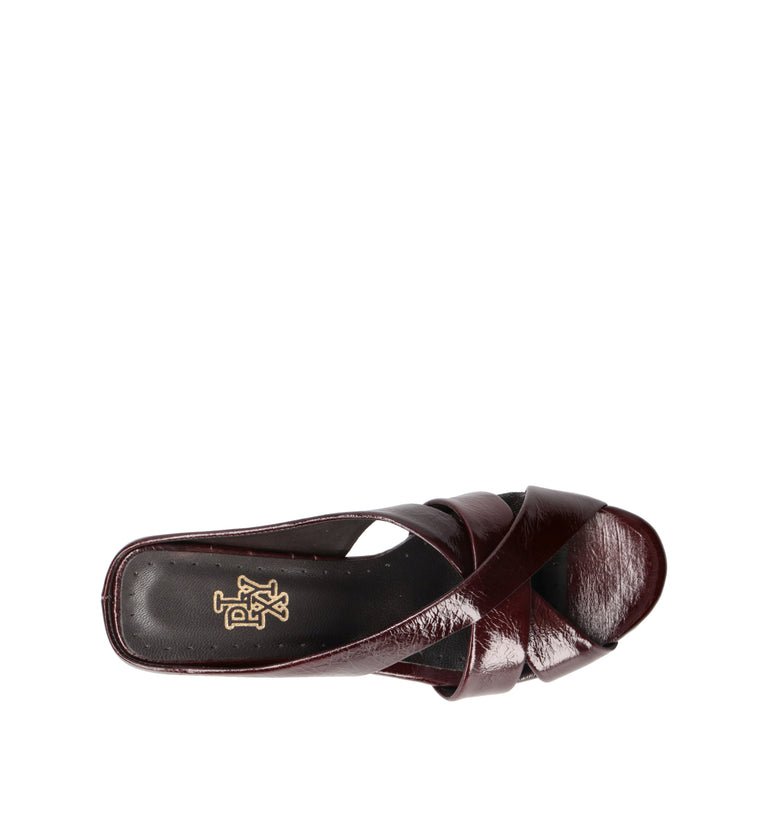 PIXY Sandalo donna marrone in pelle