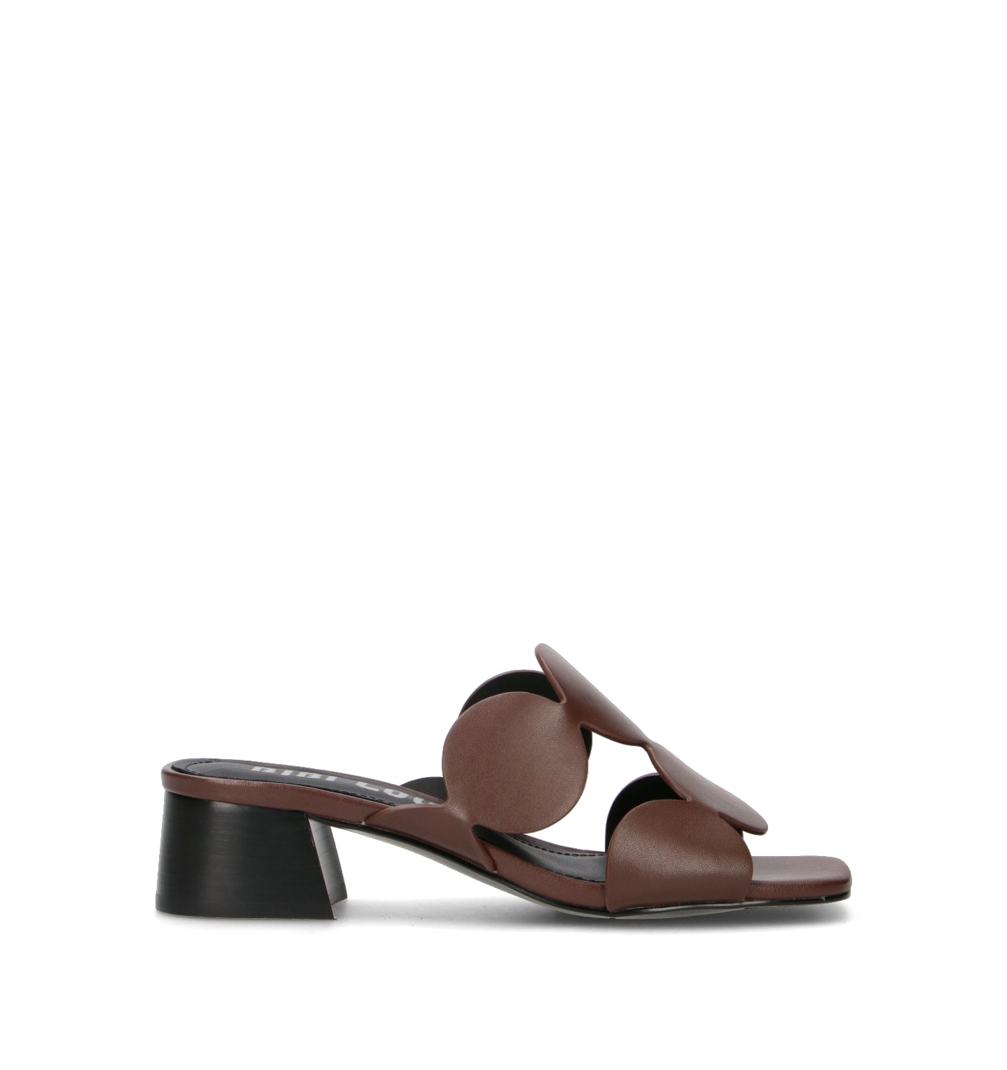 BIBI LOU Ciabatta donna marrone in pelle