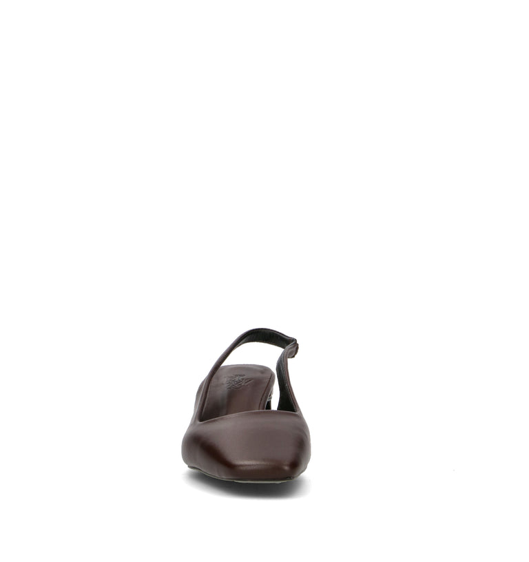 PIXY Slingback donna marrone in pelle
