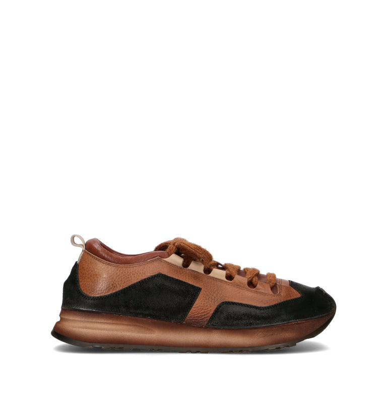 MOMA Sneaker uomo cuoio in pelle