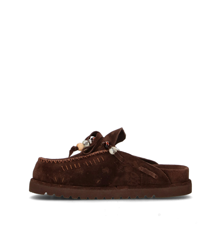 PIXY Sabot donna marrone in suede