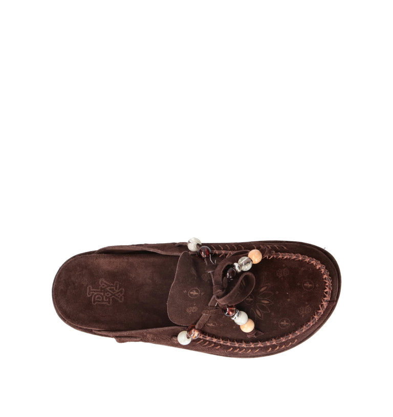 PIXY Sabot donna marrone in suede