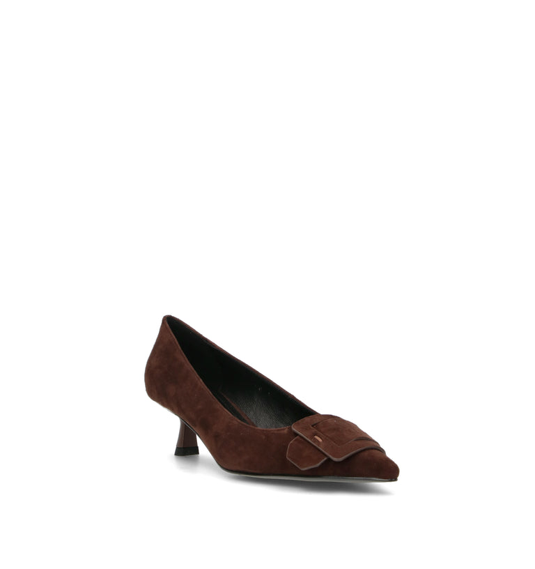 BIBI LOU Décolleté donna marrone in suede
