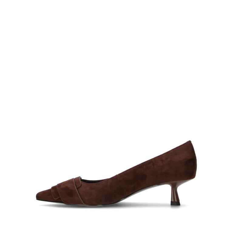 BIBI LOU Décolleté donna marrone in suede