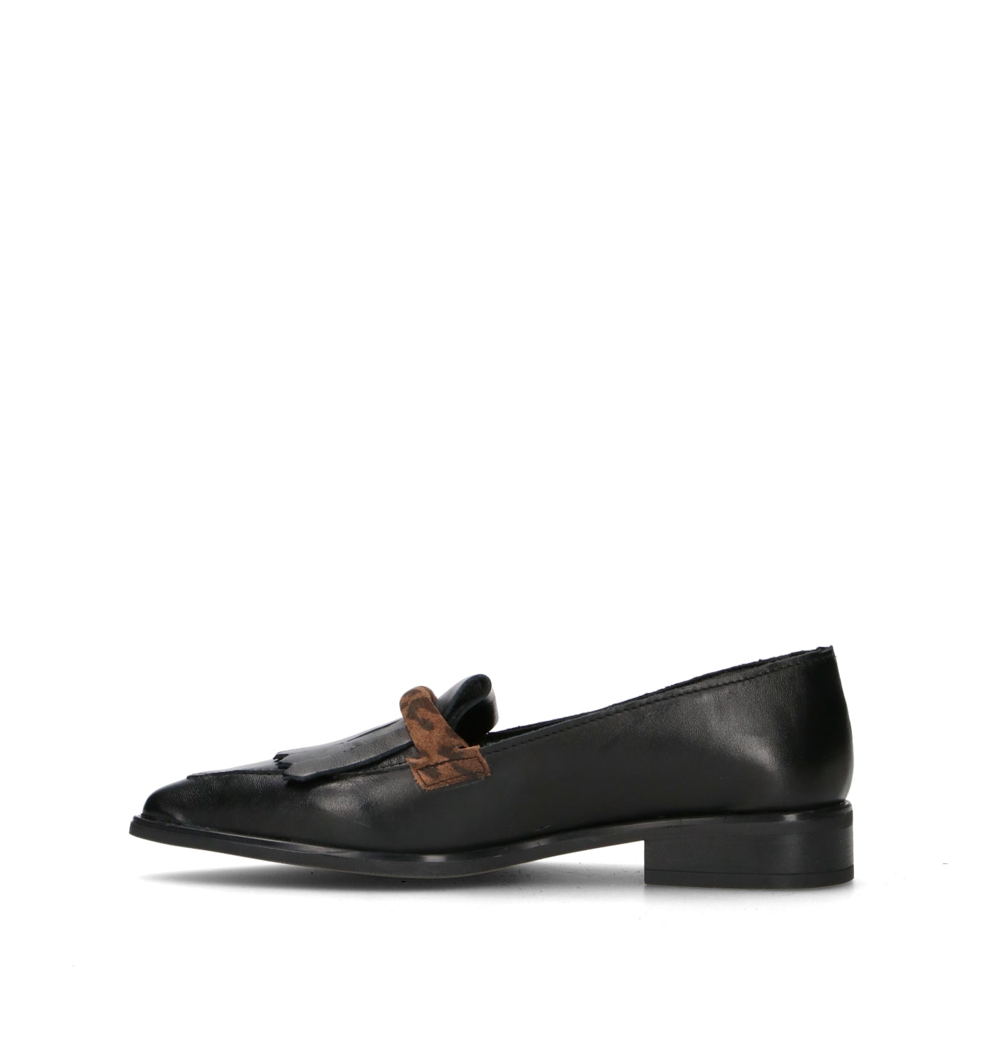 VARIOPINTO Mocassino donna nero in pelle